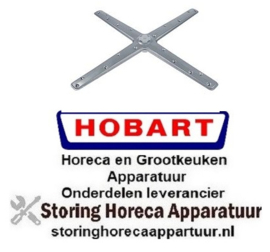 742517590 -Wasarm inbouwpositie boven/onder L 690mm sproeiers 20 Hobart