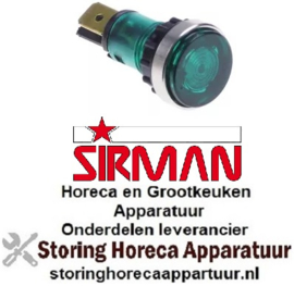 270359027 - Signaallamp ø 12mm 250V groen SIRMAN