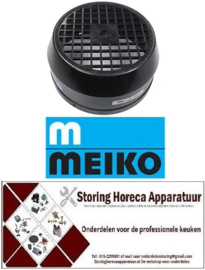 335521022 - Ventilatorafdekking ID ø 137mm AD ø 142mm H 70mm voor waspomp MEIKO