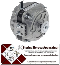 220601020 - Ventilatormotor 5 W 230 V 50-60Hz L1 44 mm L2 48 mm L3 79 mm B 84 mm kabellengte 500 mm