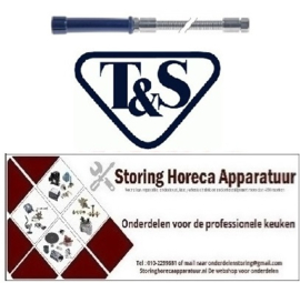 245594199 - Handdoucheslang aansluitingen 3/4"-14 UN L 1200mm T&S