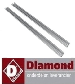 H589ULP-HE - Geleiders rechts en links kast 700-1400 liter DIAMOND ID70/HE