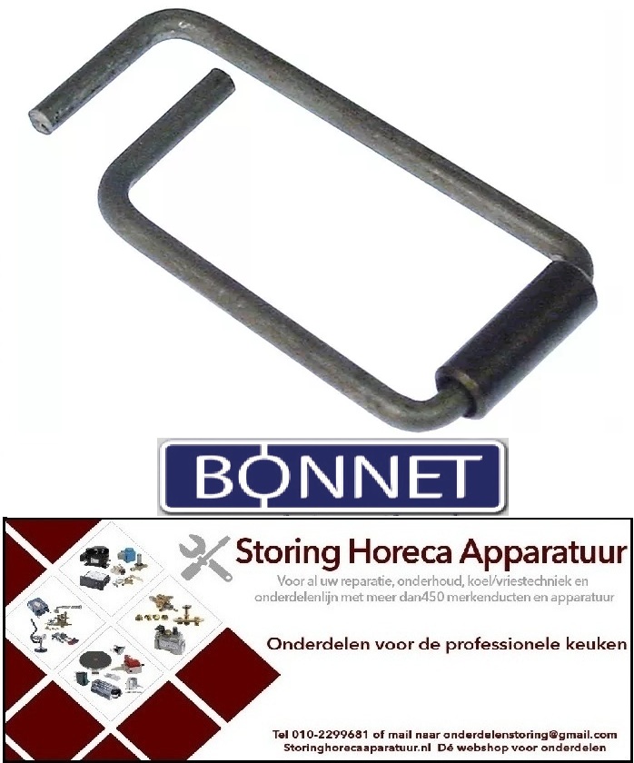 225514390 -  Veer ø 6mm L 54mm B 27,5mm voor deurgreep BONNET