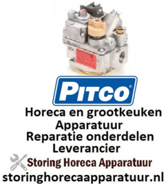 318PT00004796 - Gasventiel flessengas type U7000MVRL gasingang 1/2" NPT gasuitgang 1/2" NPT voor friteuse PITCO