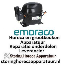 1463070310 -Compressor koelmiddel R290 type 220-240V 50Hz HMBP volledig hermetisch 10,7kg 1/3HP EMBRACO