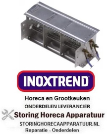 744419034 - Verwarmingblok bevestigingsafstand 95mm B 116mm H 45mm 800W 230V temp. begrenzing 90°C Inoxtrend