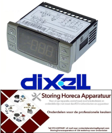 516378112 - Thermostaat elektronische regelaar DIXELL XR60CX-0N0C0 inbouwmaat 71x29mm 12V spanning AC/DC NTC/PTC