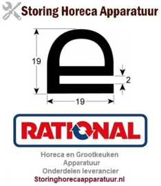 979902237 - Deurrubber L 3800 mm RATIONAL