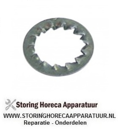 278520228 - Tandring ID ø 15,3mm AD ø 24mm staal vpe 1stuk voor draad M14