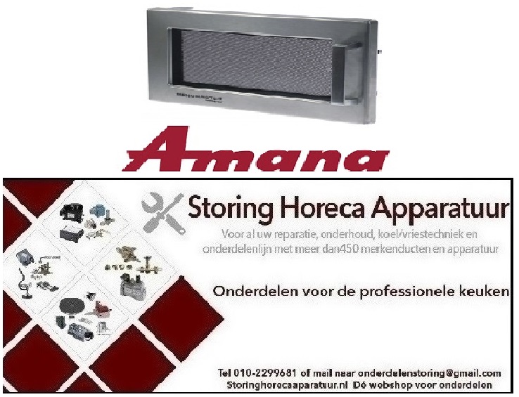 DEUR AMANA MAGNETRON HORECA EN GROOTKEUKEN APPARATUUR, REPARATIE, ONDERDELEN
