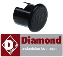 ST10370120 - Symbool water ø 28mm - L 27mm zwart DIAMOND COMPACT