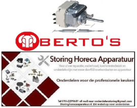 03822062600 - Thermostaat t.max. 300°C elektrische bakplaat BERTOS E6FL3B-P