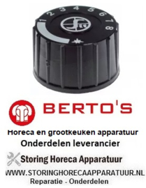 06832652600 - Knop passend gas friteuse  BERTO'S GL10+10M