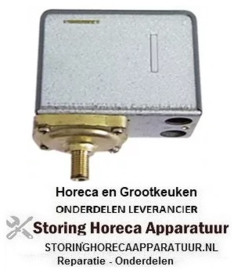 344541021 - Pressostaat drukbereik instelbaar 0,5-1,4bar aansluiting 1/4" 30A 3-polig type P302