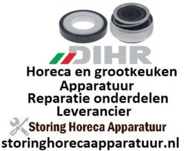 635510695 - Glijring dichting hoogte tegenring 5,5mm RVS/keramisch/EPDM ID ø 11mm DIHR