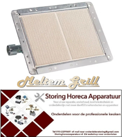 121105965 - Keramischebrander L 220mm B 162mm brandbereik 182x133 METLEM