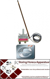 VE932ME0000300 - Thermostaat 75°-508°C 1-polig Voeler 228/Ø4mm Capillair 900/600mm voor CUPPONE