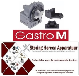 785500209 - Afvoerpomp 230 Volt - 40 Watt met houder voor vaatwasser GASTRO-M - DW50