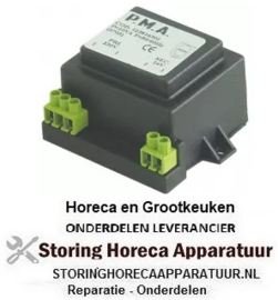 244400583 - Transformator primair 230VAC secundair 24VAC 10VA secundair 0,4A aansluiting schroefaansluiting 50Hz