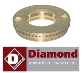 12567.2.079.00 - Branderdeksel gasfornuis 5,5 kW DIAMOND G11/6BA12