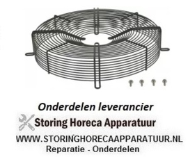 2112102235 - Rooster voor ventilatorblad ø 400 mm H 80 mm bevestigingsafstand  470 mm