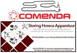 448418902 -Verwarmingselement 2000W 230V VC 1 L 300mm B 140mm H 28mm draad M12x1 bevestigingsafstand 70mm COMENDA