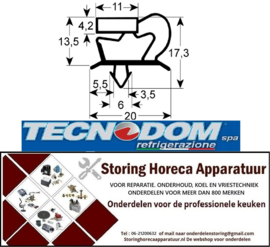 TECNODOM KOELDEURRUBBER HORECA KOELKAST EN VRIESKAST 