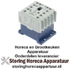 253381206 - Relais AC1 20A 240VAC (AC3/400V) 9A/4kW hoofdcontact 3NO hulpcontact 1NC