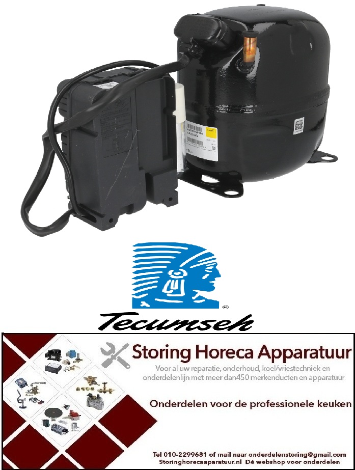 3566053.06 - Compressor koelmiddel R404A type CAJ2446Z/S 220-240V 50Hz LBP 23kg 1,2HP - TECUMSEH