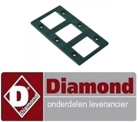 ST9002689 - Pakking L 137mm, B 79mm materiaaldikte 3,5mm voor verwarmingslelement  DIAMOND