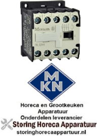 VE592203026 - Relais AC1 20A 230VAC hoofdcontact 4NO (AC3/400V) 9A/4kW - MKN
