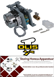 622403577 -Tandwielmotor CDC 4901F1 motoren 1 kamers 1 looptijd 20s 230V 50Hz as ø 6x4,6mm as L 24mm OLIS