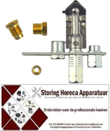 VE810102982 - Waakvlambrander POLIDORO 3-vlammig gasaansluiting 6mm