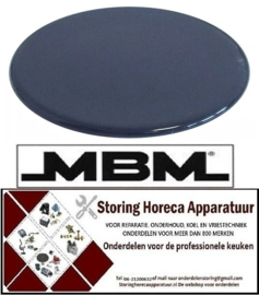 941105054 - Branderdeksel 3kW ø 100mm H 3,5mm glanzend MBM