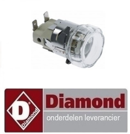 180.563.004.00 - Ovenlamp 300°C  voor pizza oven DIAMOND Pizza Quick