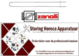 444420176 - Verwarmingselement 800W 230V L 1040mm B 98mm ZANOLLI