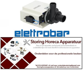 125500546 -Afvoerpomp ingang ø 30mm uitgang ø 23mm 100W 230V 50Hz GRE ELETTROBAR