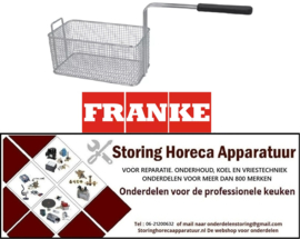 594970180 - Friteusemand L1 275mm B1 160mm H1 135mm H2 237mm staal verchroomd FRANKE FRIFRI
