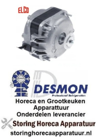 101601442 -Ventilatormotor ELCO 10W 230V 50-60Hz lager glijlager L1 45mm L3 83mm B 83mm DESMON