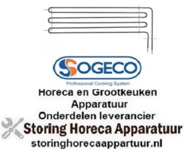 624419235 - Verwarmingselement 3500W 230V VC 1 L 560mm B 175mm L1 30mm L2 530mm B2 145mm flens L 70mm SOGECO