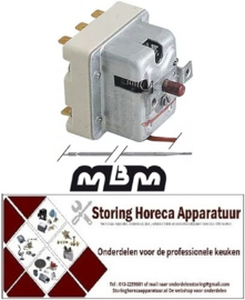 690375333 -Maximaalthermostaat uitschakeltemp. 135°C 3-polig 20A voeler ø 3,1mm voeler L 225mm pijp ø 890mm MBM