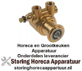 479500064 -Drukverhogings pompkop PO204 FLUID-O-TECH L 82mm 200l/h aansluiting 3/8" GAS met bypass koper