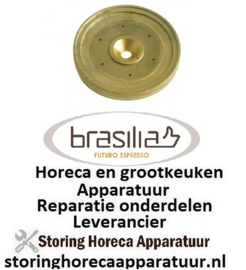 240528414-Waterverdeler ø 58mm H 7mm 6gaten gat ø 1,15mm bevestiging ø 5mm koper -BRASILIA