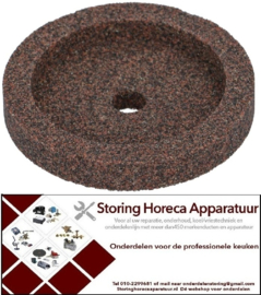 1839013302 - Slijpsteen ø 45mm dikte 8mm boring ø 6mm korreling fijn met fase, met naaf