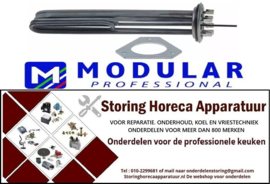 446419314 - Verwarmingselement 3800W 230V VC 3 L 250mm B 41mm H 34mm rondflens aansluiting vlaksteker 6,3mm MODULAR