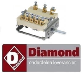 VE02566100200 - Nokkenschakelaar 7 standen voor fornuis DIAMOND E60/2P3T