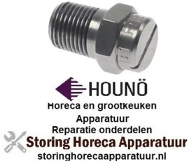 168542436 - Injekteersproeier L 20mm SB 12 RVS voor heteluchtoven draad 1/8"  Houno