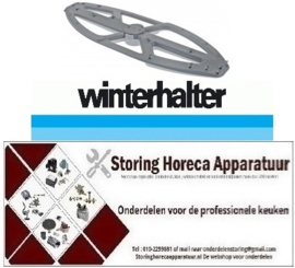 100502271 - Wasarm L 555mm B 185mm H 40mm sproeiers 26 voor vaatwasser WINTERHALTER