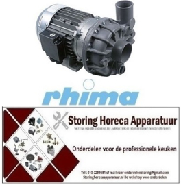 458500031 -Waspomp ingang ø 63mm uitgang ø 53mm type 1205.2528 230/400V 50Hz fasen 3 2kW 2,7PS L 330mm Rhima