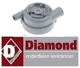 290698793 -Pompdeksel uitgang ø 24/36mm pomptype LGB voor vaatwasser DIAMOND 04d/6s